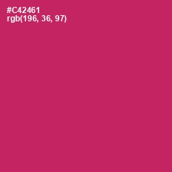 #C42461 - Cerise Red Color Image