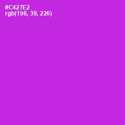 #C427E2 - Razzle Dazzle Rose Color Image