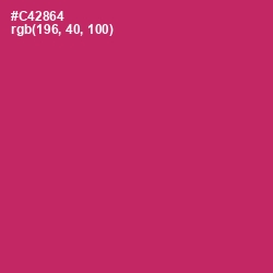 #C42864 - Cerise Red Color Image