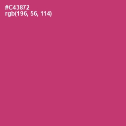 #C43872 - Cerise Red Color Image