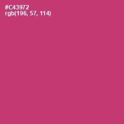 #C43972 - Cerise Red Color Image