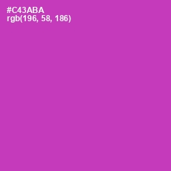 #C43ABA - Cerise Color Image