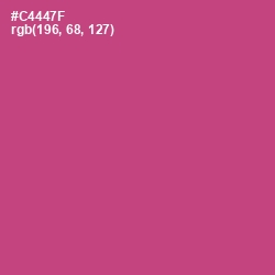 #C4447F - Cabaret Color Image