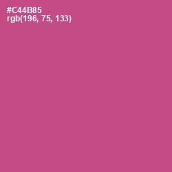 #C44B85 - Mulberry Color Image