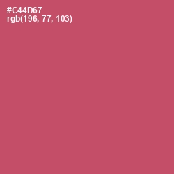 #C44D67 - Cabaret Color Image