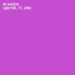 #C44DD0 - Fuchsia Pink Color Image