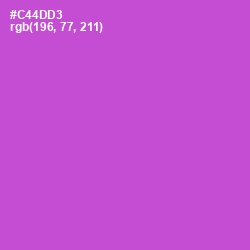 #C44DD3 - Fuchsia Pink Color Image