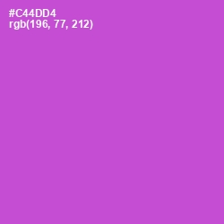 #C44DD4 - Fuchsia Pink Color Image