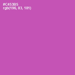 #C453B5 - Hopbush Color Image