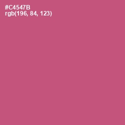 #C4547B - Cranberry Color Image