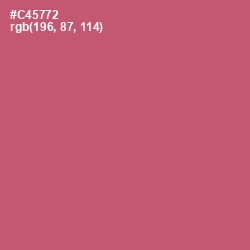#C45772 - Cranberry Color Image