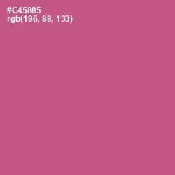 #C45885 - Mulberry Color Image