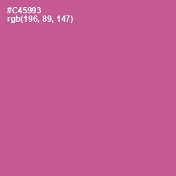 #C45993 - Mulberry Color Image