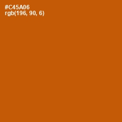 #C45A06 - Burnt Orange Color Image