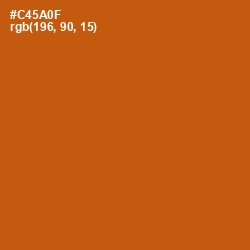 #C45A0F - Burnt Orange Color Image