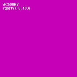 #C500B7 - Hollywood Cerise Color Image