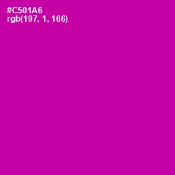 #C501A6 - Red Violet Color Image