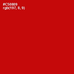 #C50809 - Monza Color Image