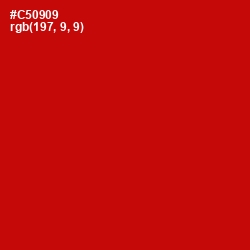 #C50909 - Monza Color Image