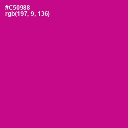 #C50988 - Red Violet Color Image