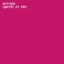 #C51569 - Razzmatazz Color Image