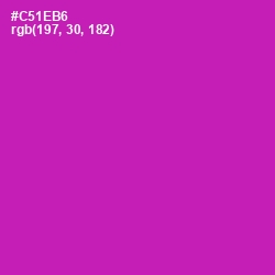 #C51EB6 - Red Violet Color Image