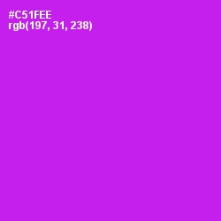 #C51FEE - Magenta / Fuchsia Color Image