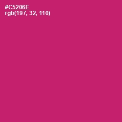 #C5206E - Cerise Red Color Image