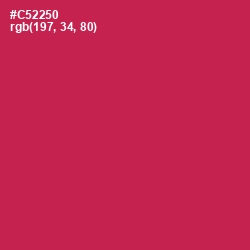 #C52250 - Maroon Flush Color Image