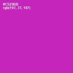 #C525BB - Red Violet Color Image