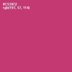 #C53972 - Cerise Red Color Image
