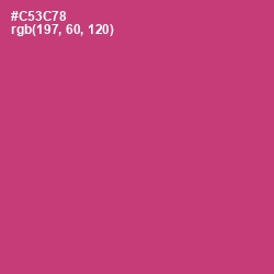 #C53C78 - Cerise Red Color Image