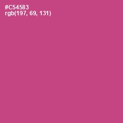 #C54583 - Mulberry Color Image