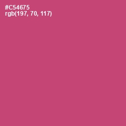 #C54675 - Cabaret Color Image