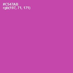 #C547AB - Mulberry Color Image