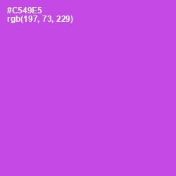 #C549E5 - Fuchsia Pink Color Image