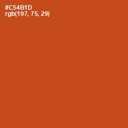 #C54B1D - Orange Roughy Color Image