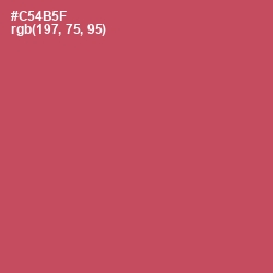 #C54B5F - Fuzzy Wuzzy Brown Color Image