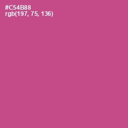 #C54B88 - Mulberry Color Image