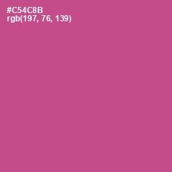 #C54C8B - Mulberry Color Image