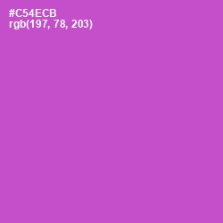 #C54ECB - Fuchsia Pink Color Image