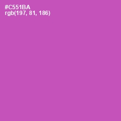 #C551BA - Hopbush Color Image