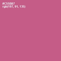 #C55B87 - Mulberry Color Image