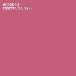 #C55D7D - Cranberry Color Image