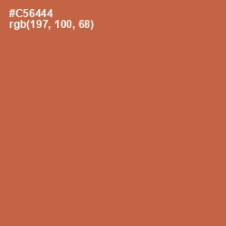 #C56444 - Red Damask Color Image