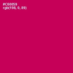 #C60059 - Razzmatazz Color Image