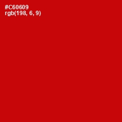 #C60609 - Monza Color Image