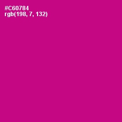 #C60784 - Red Violet Color Image