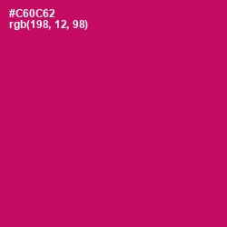 #C60C62 - Razzmatazz Color Image