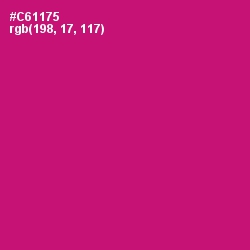#C61175 - Razzmatazz Color Image